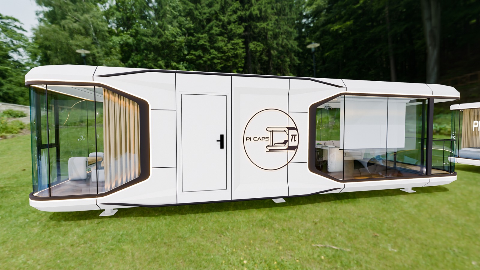 Capsula modulara Gamma 38m² exterior PI CAPS Romania